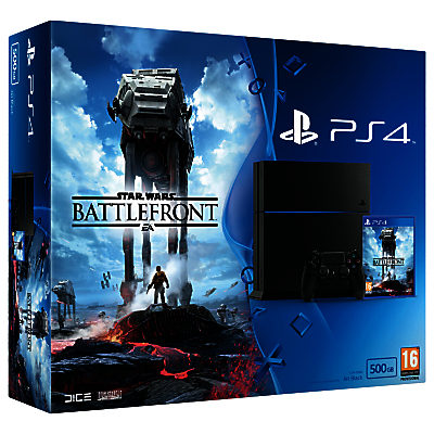 Sony PlayStation 4 Console, 500GB, Star Wars Battlefront